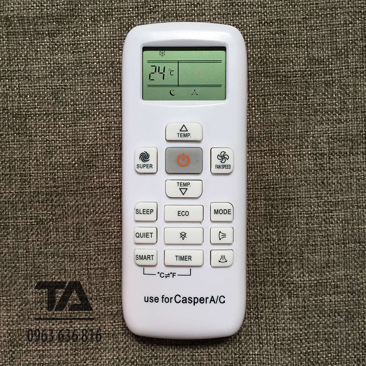 Điều khiển điều hòa Casper┃Remote máy lạnh Casper