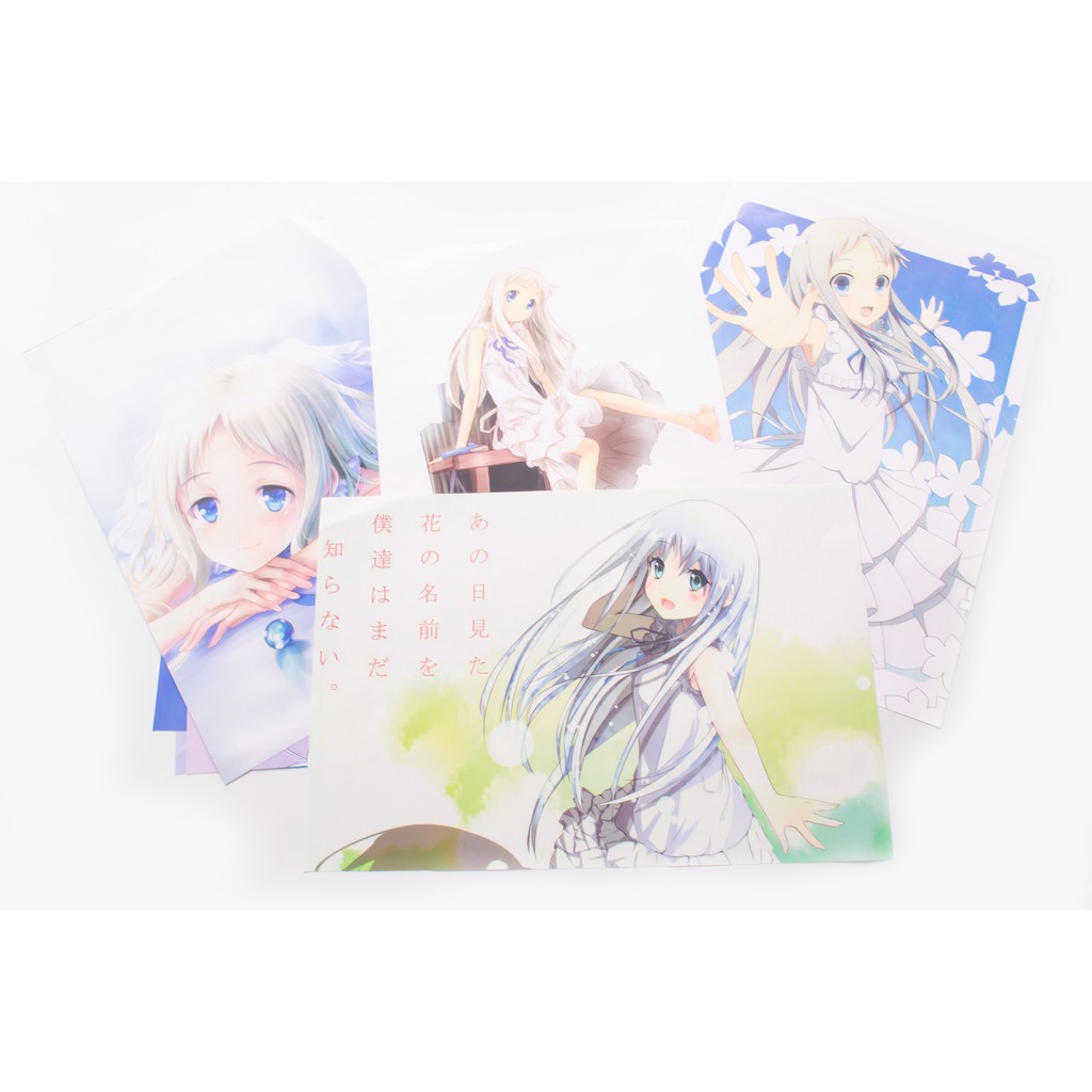 [thanh lý bán lỗ]Bộ 8 tấm poster Anime - AnoHana [AAM] [PGN23]