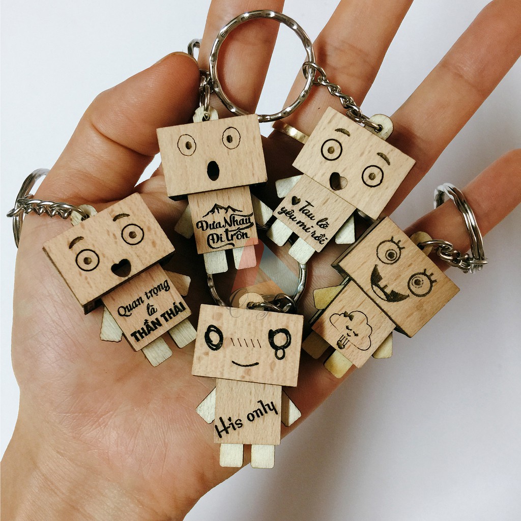 (Combo 100) Móc khóa Danbo sắc thái