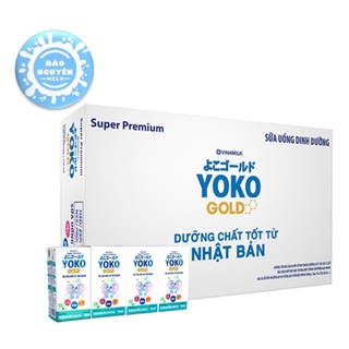Thùng 48 hộp sữa bột pha sẵn yoko gold 180ml
