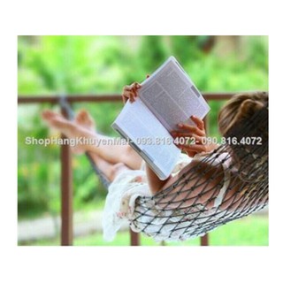 Võng du lịch lưới dệt đan xen cao cấp 2 lớp - Hàng Việt Nam