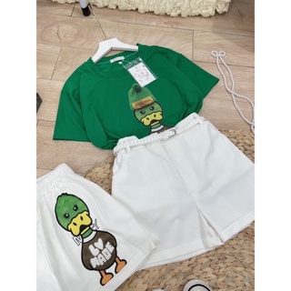 sét vịt siêu hót ( quần đen - quần trắng )
