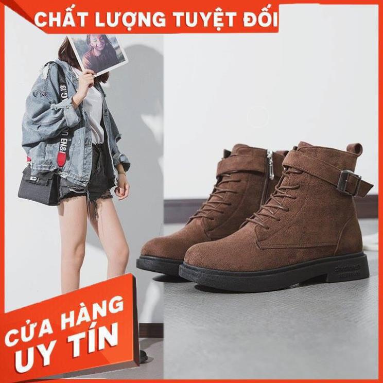 [Chính Hãng] Bốt cao cổ da trơn dáng Doctor[ FULL BOX HỖ TRỢ ĐỔI SIZE] | BigBuy360 - bigbuy360.vn