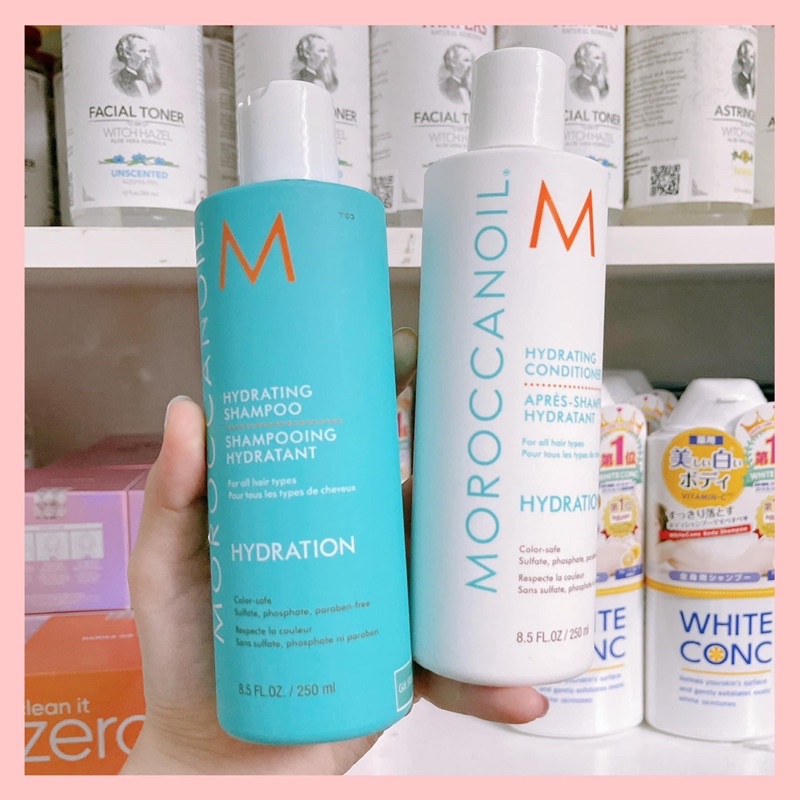 Combo dầu gội và dầu xả Moroccanoil phục hồi tóc
