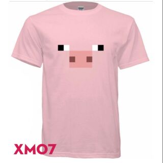 Áo thun Minecraft Pig Face.