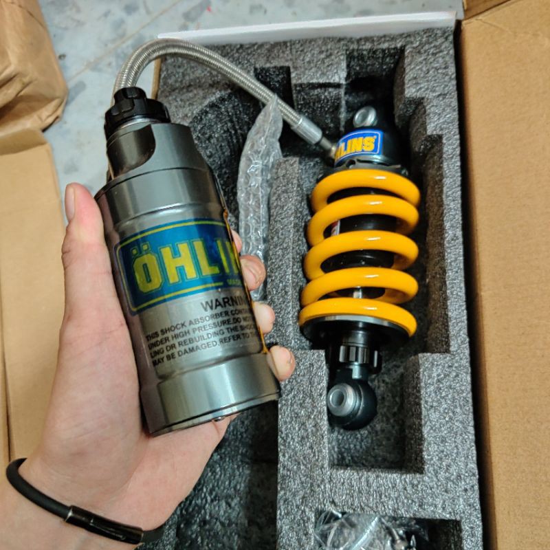 phuộc ohlins bình dầu ex xoay 360 độ