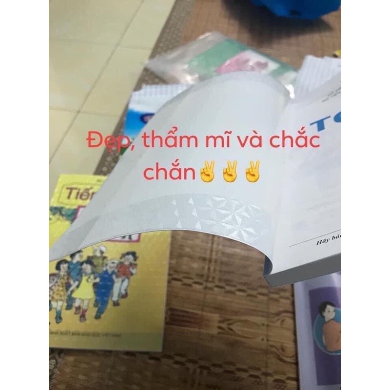 Bọc sách vở cho bé sét 10 tờ