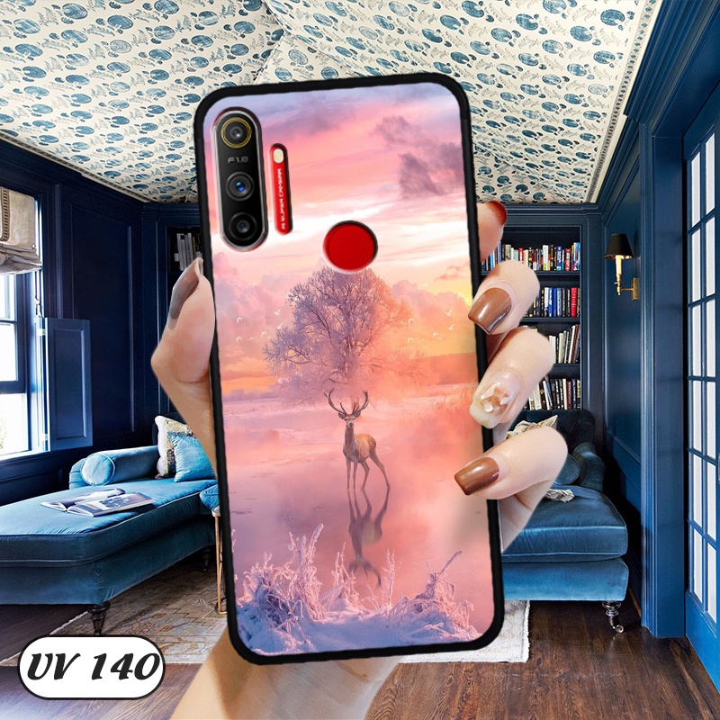 Ốp lưng Realme C3 lưng nhám viền dẻo