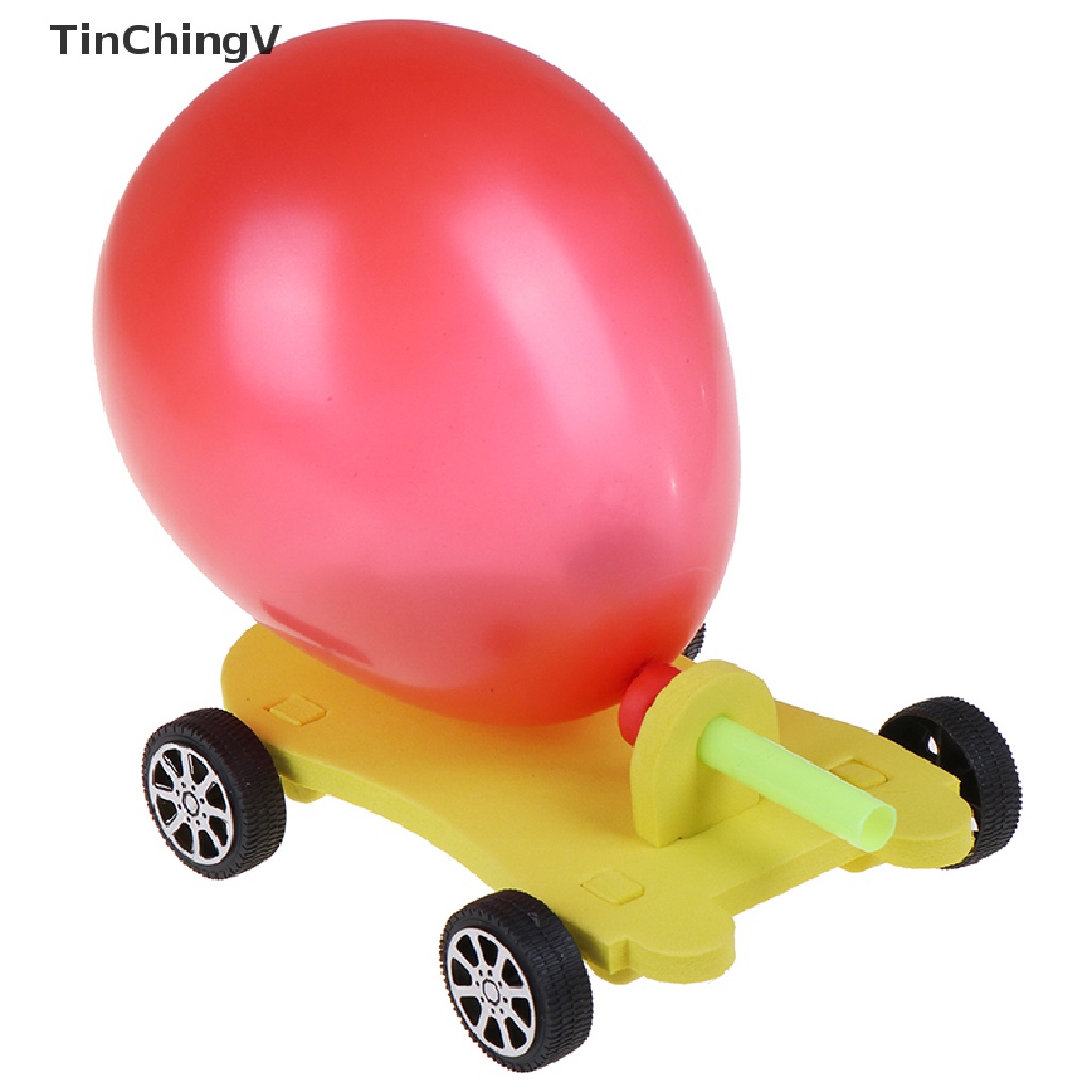 Mô Hình Xe Hơi Đồ Chơi Kèm Bong Bóng Giáo Dục Khoa Học Diy Cho Bé