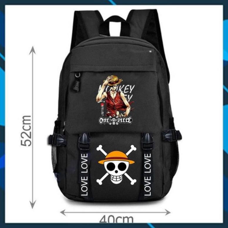 BST Balo Đi Học Cao Cấp One Piece - Đảo Hải Tặc, Balo Monkey D.Luffy giá học sinh