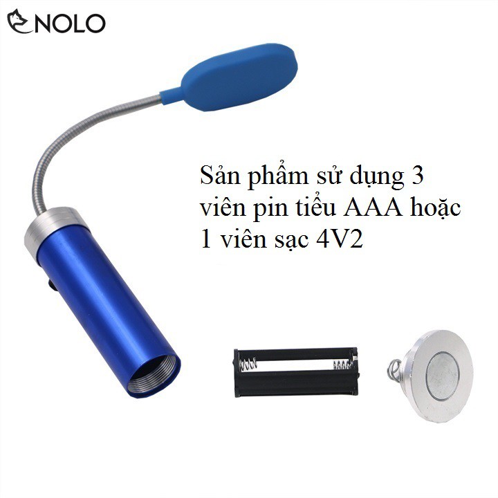 Đèn Học Để Bàn Làm Việc 15 Bóng Đế Hít Nam Châm Pin Sạc