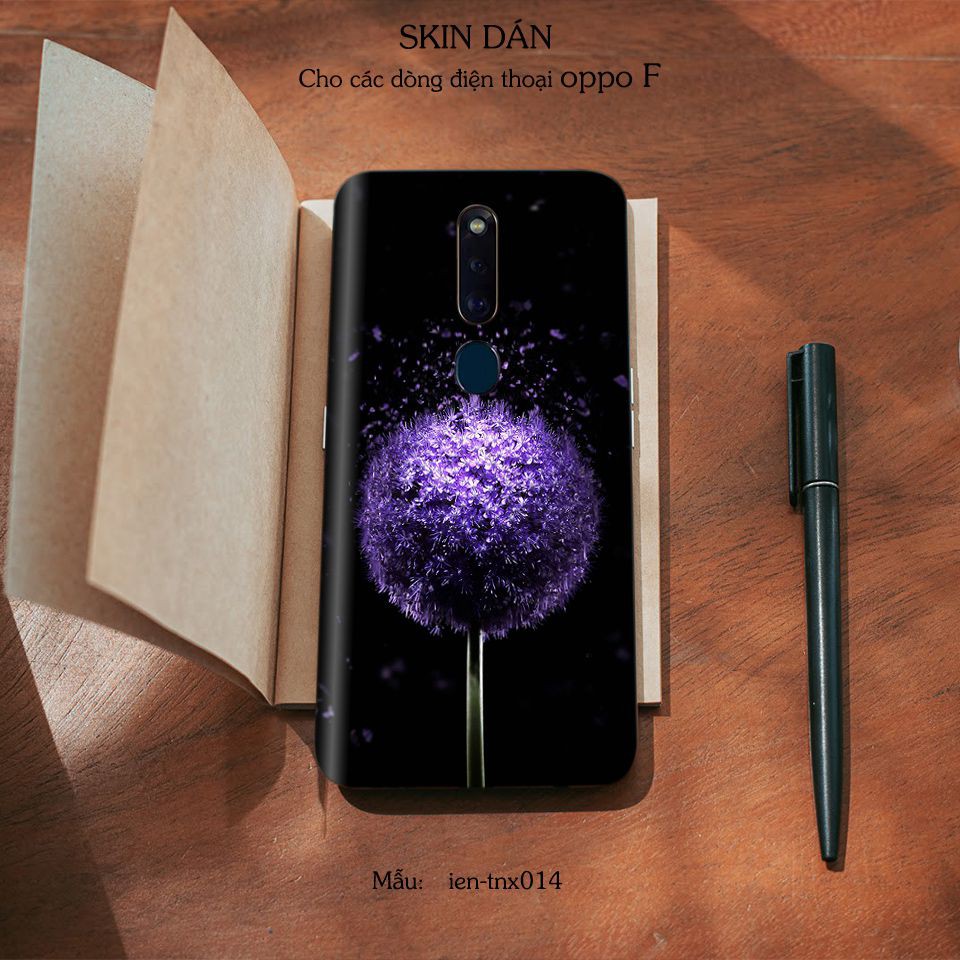 Miếng dán skin cho các dòng điện thoại Oppo F7 - F9 - F11 - F1Pro - F1s in hình đa dạng theo yêu cầu