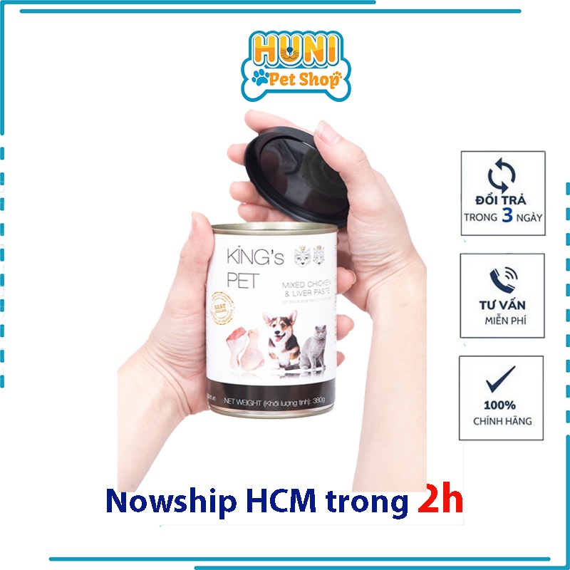 Pate Hỗn Hợp Hoàn Chỉnh King's Pet Dành Cho Thú Cưng - sốt cho chó King Huni petshop