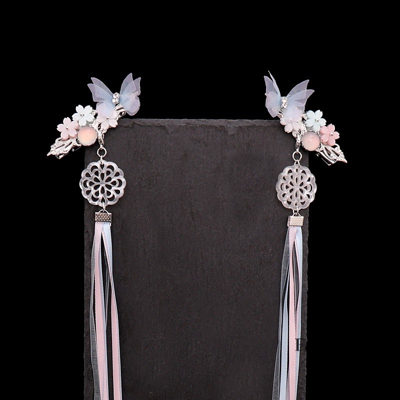 Bộ đôi nơ cài tóc phong cách thần tiên hàn quốc xinh xắn độc đáo