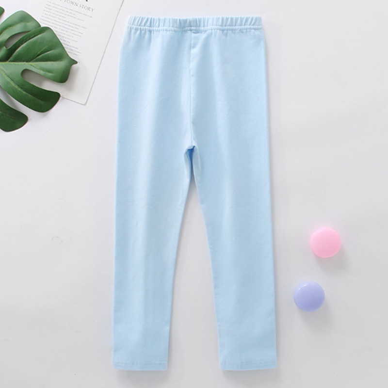 quần legging Elsa cho bé gái In Họa Tiết Hoạt Hình Phong Cách Hàn Quốc Thời Trang Mùa Hè Cho Bé Gái Từ 3-11 Tuổi