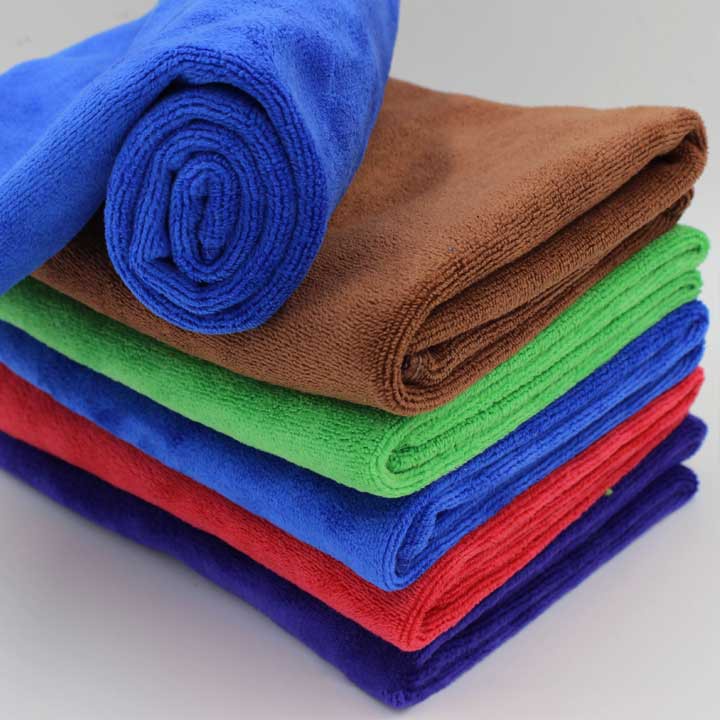 Khăn lau xe ô tô, khăn lau đa năng Microfiber siêu thấm nước, không để lại vết mờ,