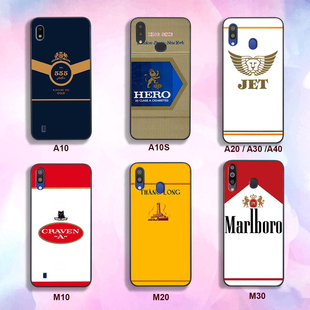 Ốp Samsung A10- A10S- A20/A30 - M10-M20-M30 in hình bao thuốc lá