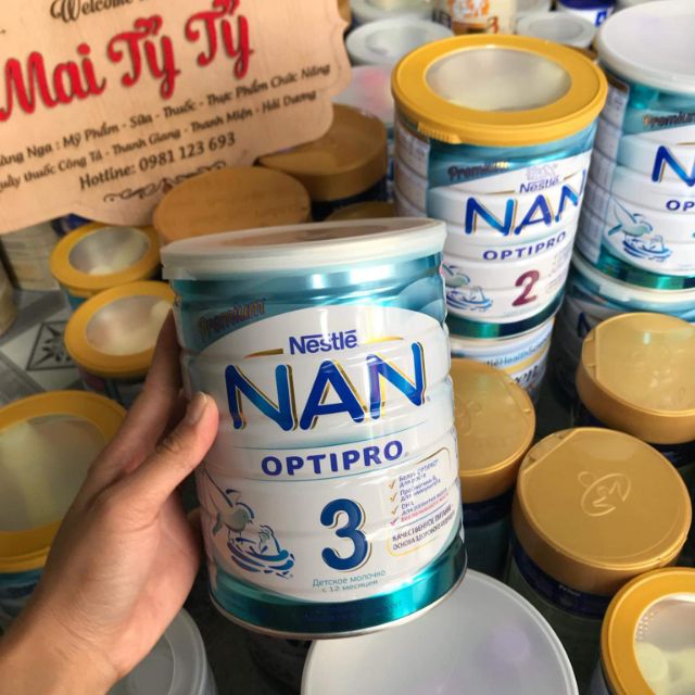 Sữa Nan Nga 800g số 3 dành cho trẻ từ 1 tuổi trở lên