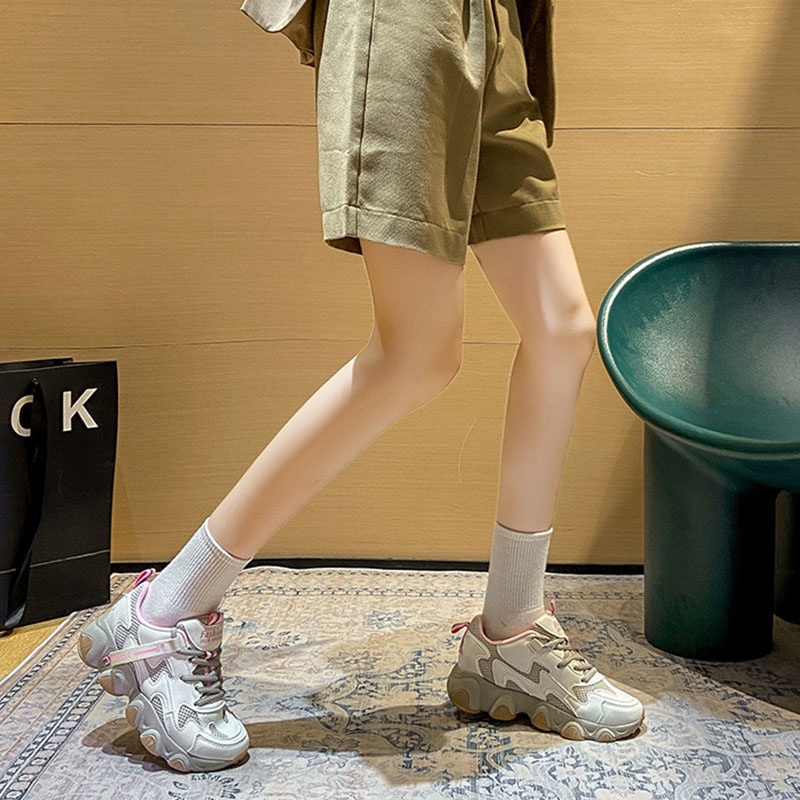 Giày Thể Thao Thoáng Khí Phong Cách Hàn Quốc Cho Nữ