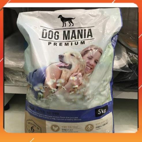 Thức ăn hạt cho chó DOG MANIA  túi 5kg | giảm mùi hôi của phân, nguyên liệu cao cấp [SHIP HỎA TỐC]