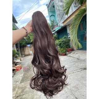 Tóc Giả Ngoạm Kẹp Xoăn Dài