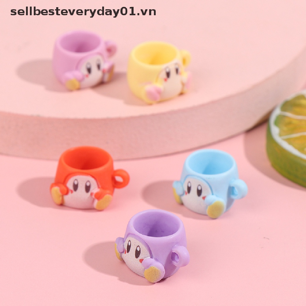Set 5 Ly Nước Hoạt Hình Xinh Xắn Cho Nhà Búp Bê Tỉ Lệ 1 / 12