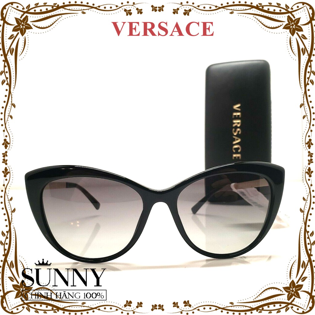 Kính mát chính hãng nam nữ Versace VE4348A 5269/71 màu sắc thời trang, thiết kế dễ đeo bảo vệ mắt