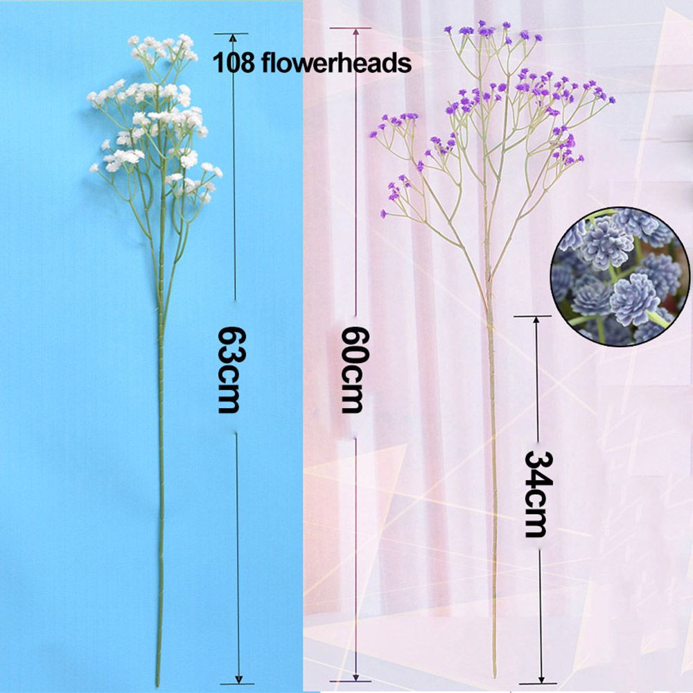 Bó hoa baby giả 108 bông trang trí nhà cửa/ tiệc cưới DIY