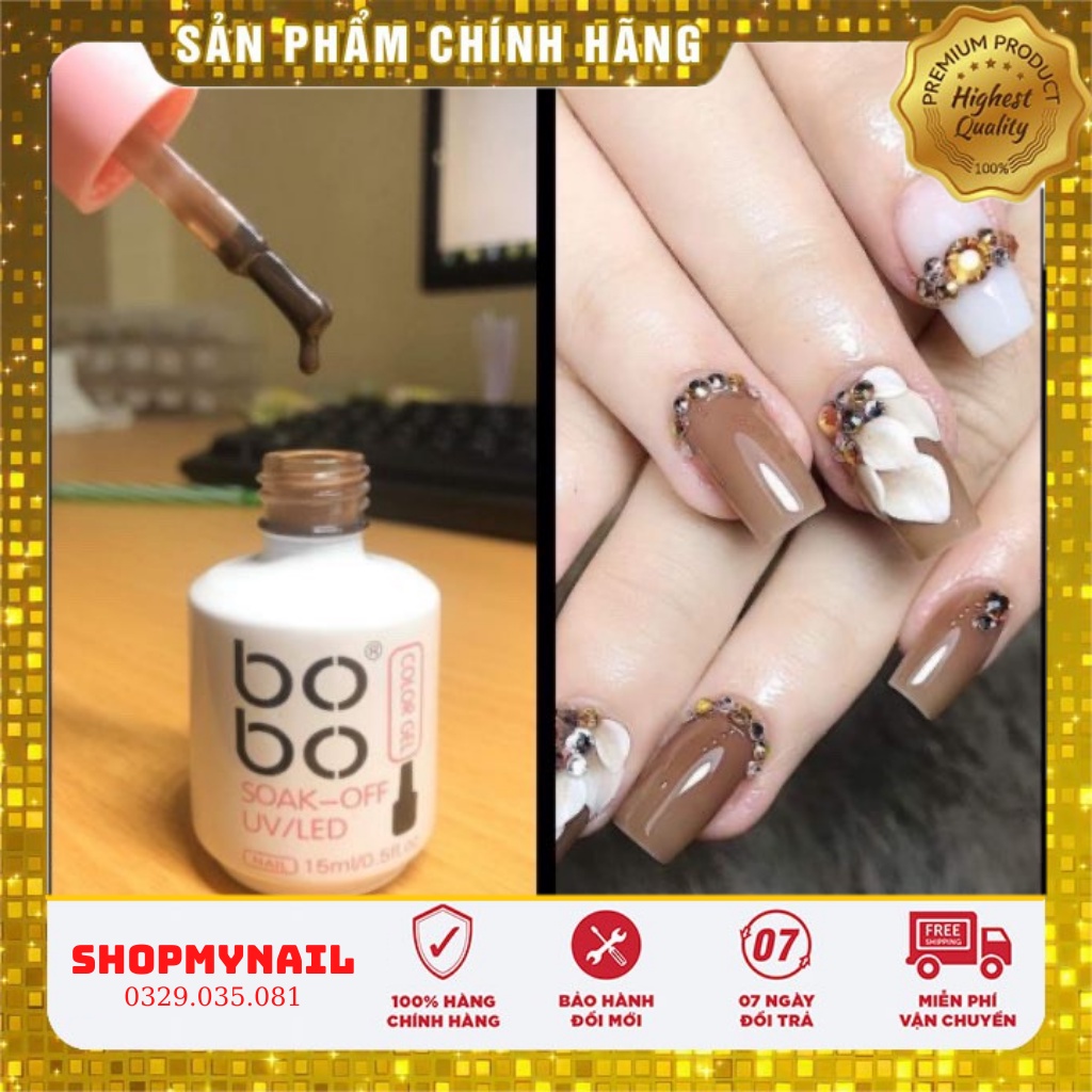 Sơn thạch nâu tây Bobo hot hít 020