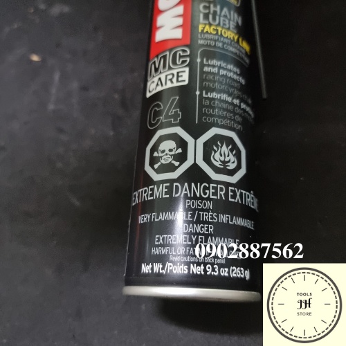 Xịt dưỡng sên Motul Chain Lube Factory Line C4 400ml