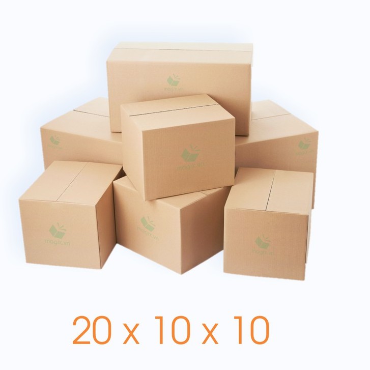 20x10x10 cm - 100 Thùng hộp carton ♥️ FREESHIP ♥️ Giảm 10K Khi Nhập [BAOBITP] - TP100