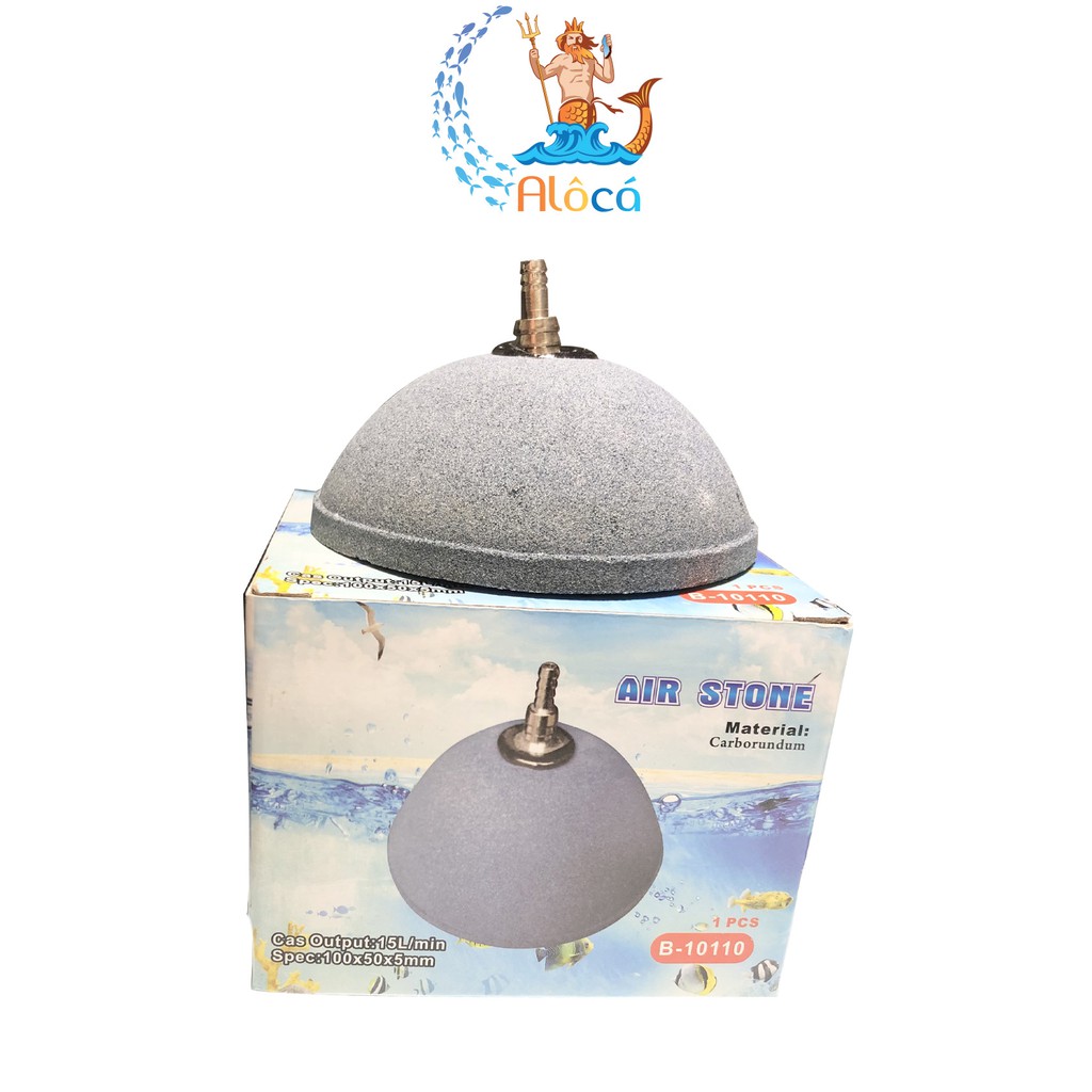 Quả sủi oxy hình nón phi 6 cm, 8 cm, 10 cm cho bể cá cảnh, hồ cá Koi