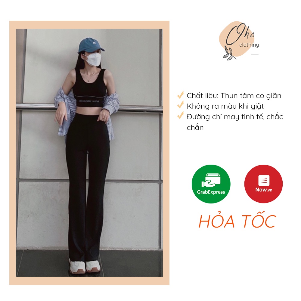 Quần Cạp Cao Nữ Ống Loe Tôn Dáng, Quần Công Sở Nữ Chất Tăm Co Giãn Không Nhăn OHO CLOTHING | WebRaoVat - webraovat.net.vn