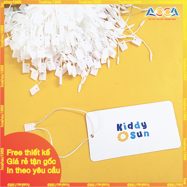 Dây treo tag mác quần áo_dây dù dài 17,5cm_dùng để gắn nhãn mác, thẻ bài_1000 dây/túi_Nhận làm dây treo khắc Logo
