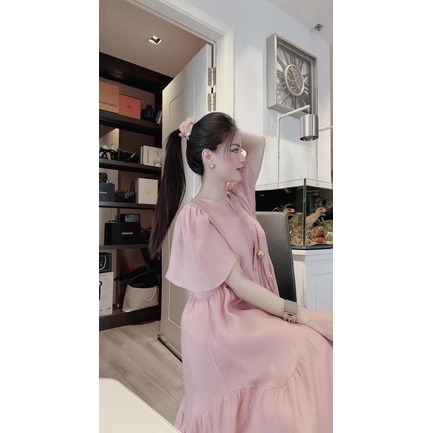 ĐẦM 2 lớp voan tơ cao cấp/ suông dài siêu mát/ chất sang trọng