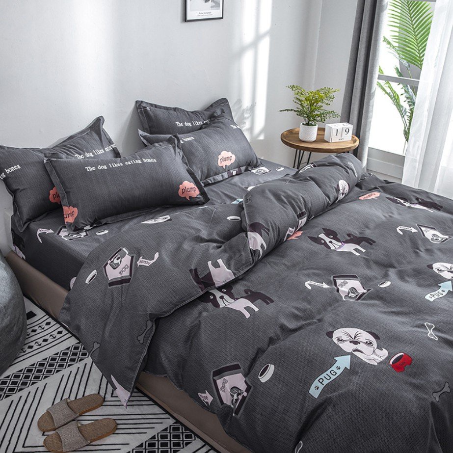 [Thanh lý hàng] Bộ Chăn Phao Ga Gối Poly Set 5 Món mẫu SƯ TỬ VÀNG- Inbox chọn mẫu | BigBuy360 - bigbuy360.vn