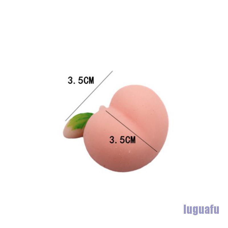 Đồ Chơi Xốp Squishy Giảm Stress Hình Quả Đào Dễ Thương Cho Bé