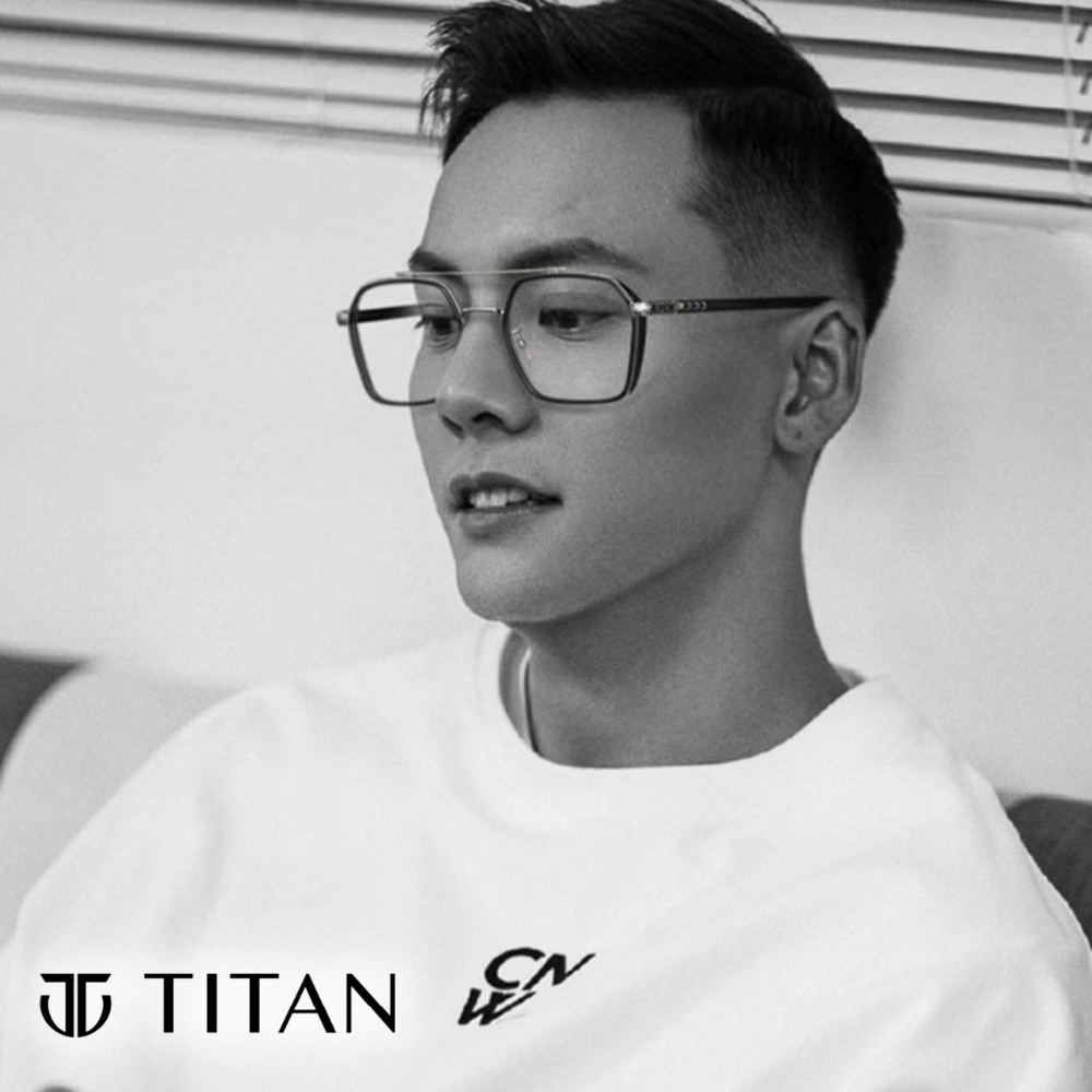 Kính thời trang thay được mắt kính cận cả nam nữ đeo được đen, thay được mắt kính râm mát gọng vuông Iron Man Titan Shop