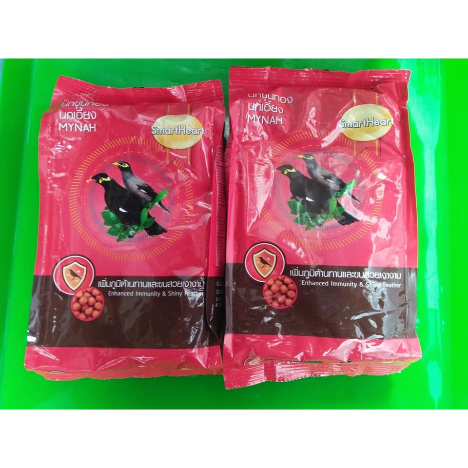 Combo 2 Cám Ớt SmartHeart 400g - Thức Ăn Cho Chim Nhồng, Sáo, Cưỡng, Két