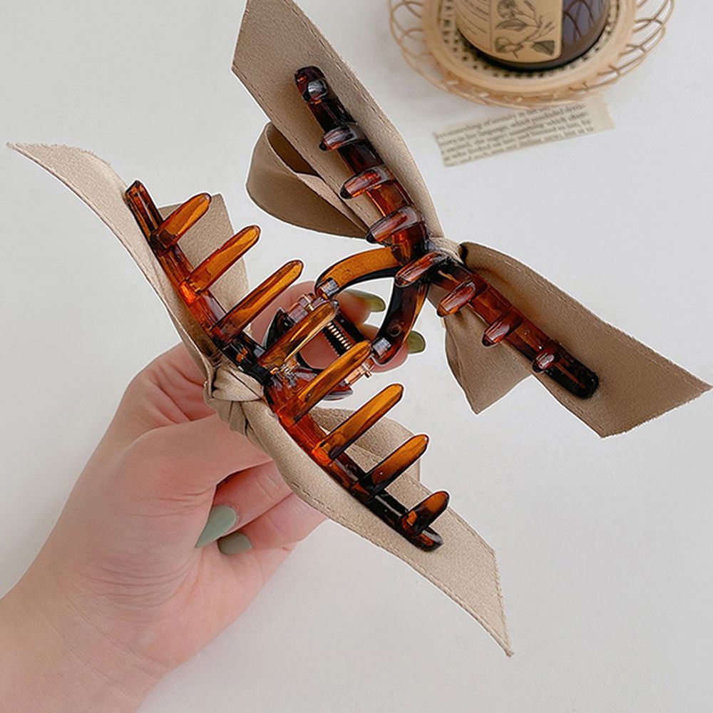 Kẹp Tóc Càng Cua Hình Nơ Nhiều Màu Thanh Lịch Cho Nữ