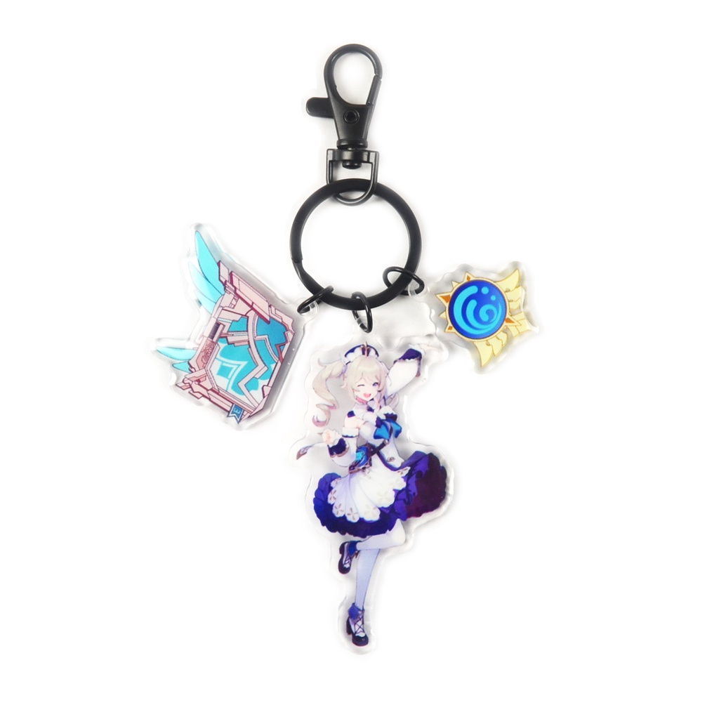 Mới Móc Chìa Khóa Hình Nhân Vật God Eye Ganyu Dilucqing Klee