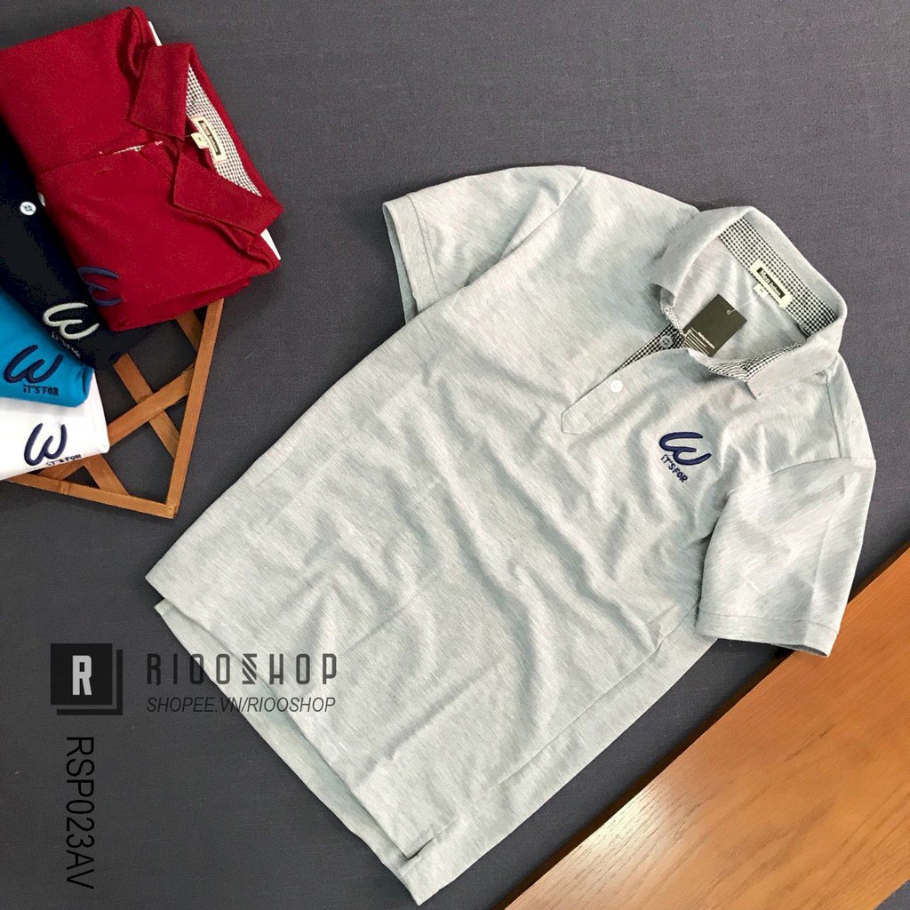 Áo thun polo cá sấu ngắn tay W cực đẹp RSP023 có size lớn big size xxl Riooshop | BigBuy360 - bigbuy360.vn