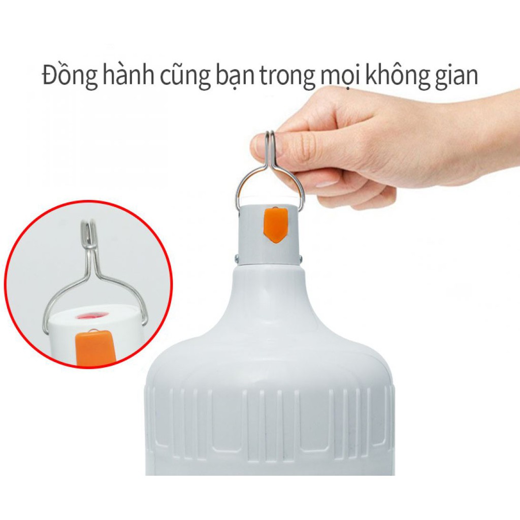 ĐÈN SẠC TÍCH ĐIỆN TRẮNG 50W MỸ LINH