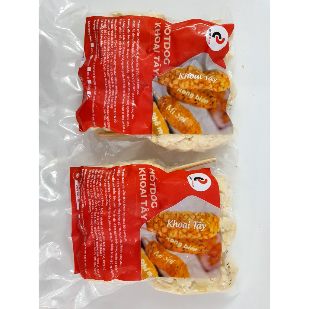 HOTDOG KHOAI TÂY  - Công ty Đen Đỏ