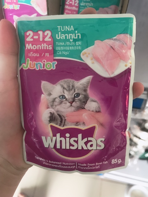 Pate cho mèo Whiskas các loại