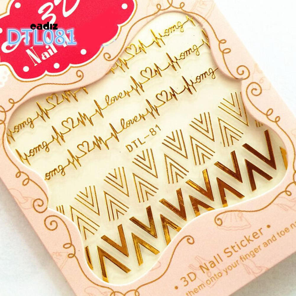 [Hàng mới về] Nhãn dán trang trí móng tay nghệ thuật