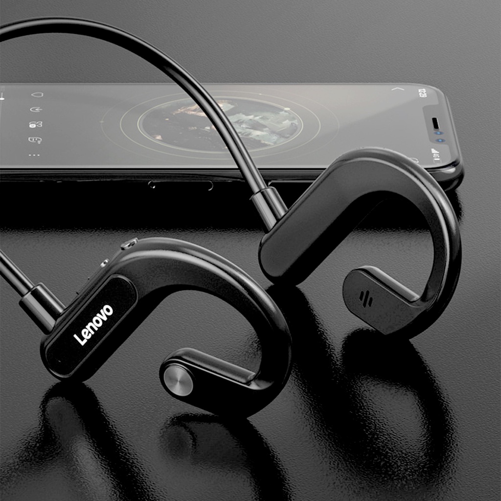 Tai Nghe Không Dây Thể Thao LENOVO X3 Tương Thích Với Bluetooth Đeo Tai Truyền Qua Xương Chống Nước IPX5 Chất Liệu ABS