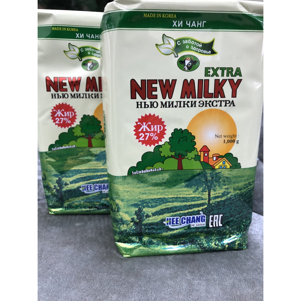 Sữa béo Nga New Milky Extra 1kg - Sản phẩm tăng cân