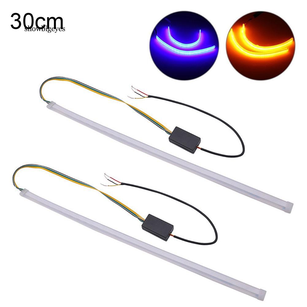 1 dải đèn LED ban ngày siêu mỏng 30 / 45 / 60cm cho xe hơi