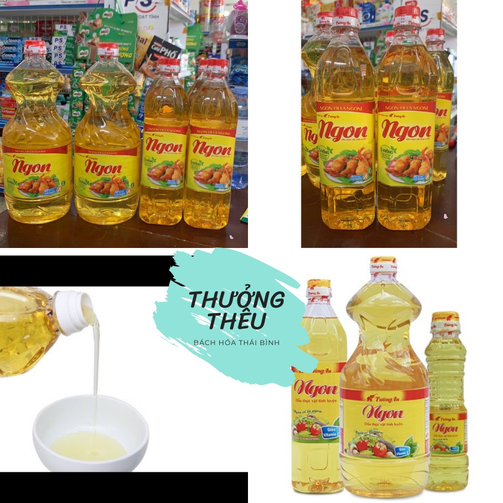 Dầu ăn Vạn Thọ Tường An chai 1l